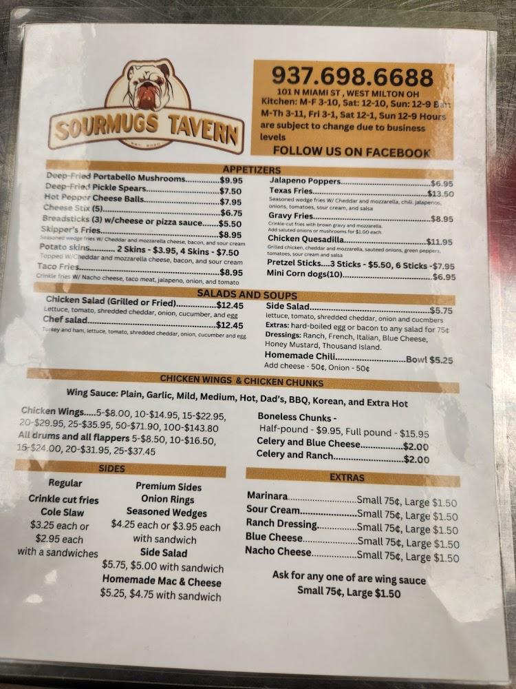Sourmugs Tavern Menu image 4